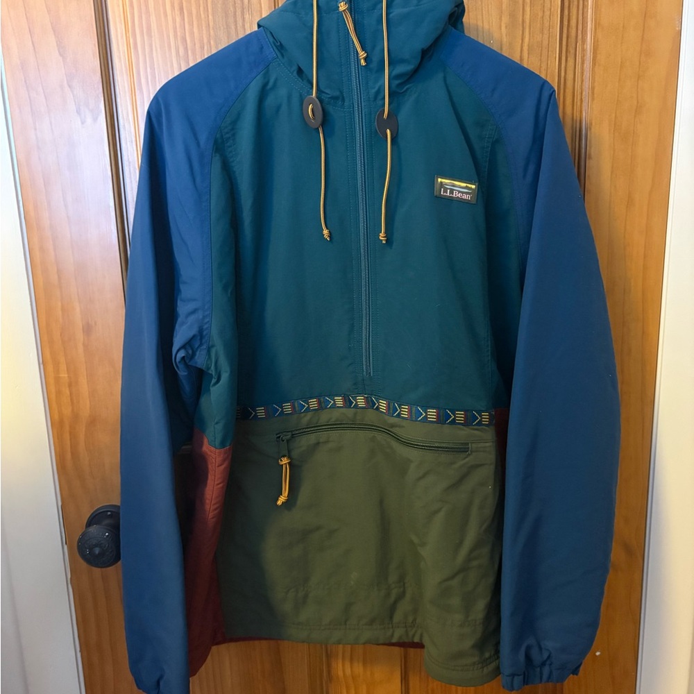L.L. Bean Men's Colorblock Mountain Classic Anorak